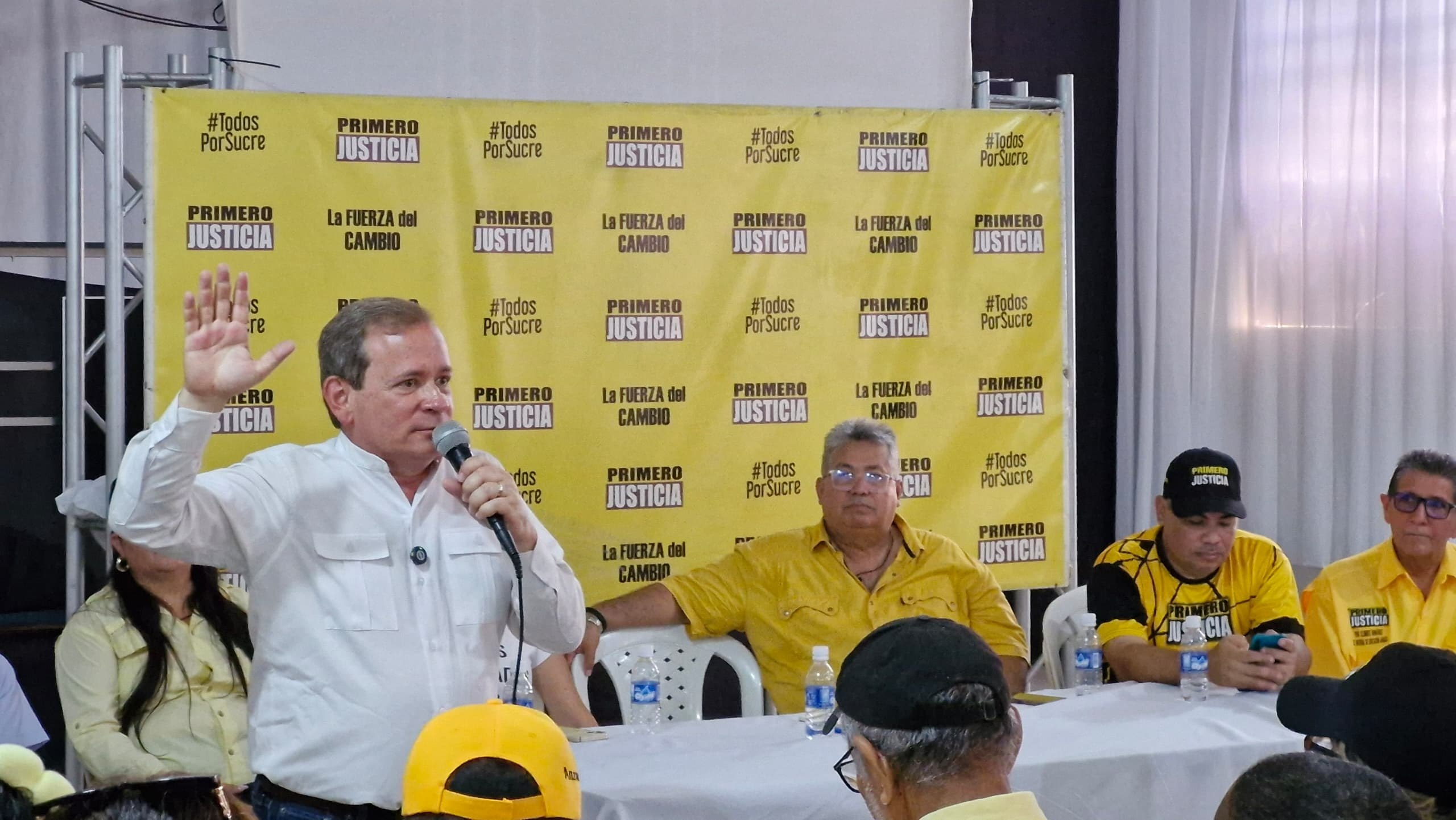 “Primero Justicia apoya irrestrictamente a María Corina Machado”, afirmó Juan Pablo Guanipa en Aragua