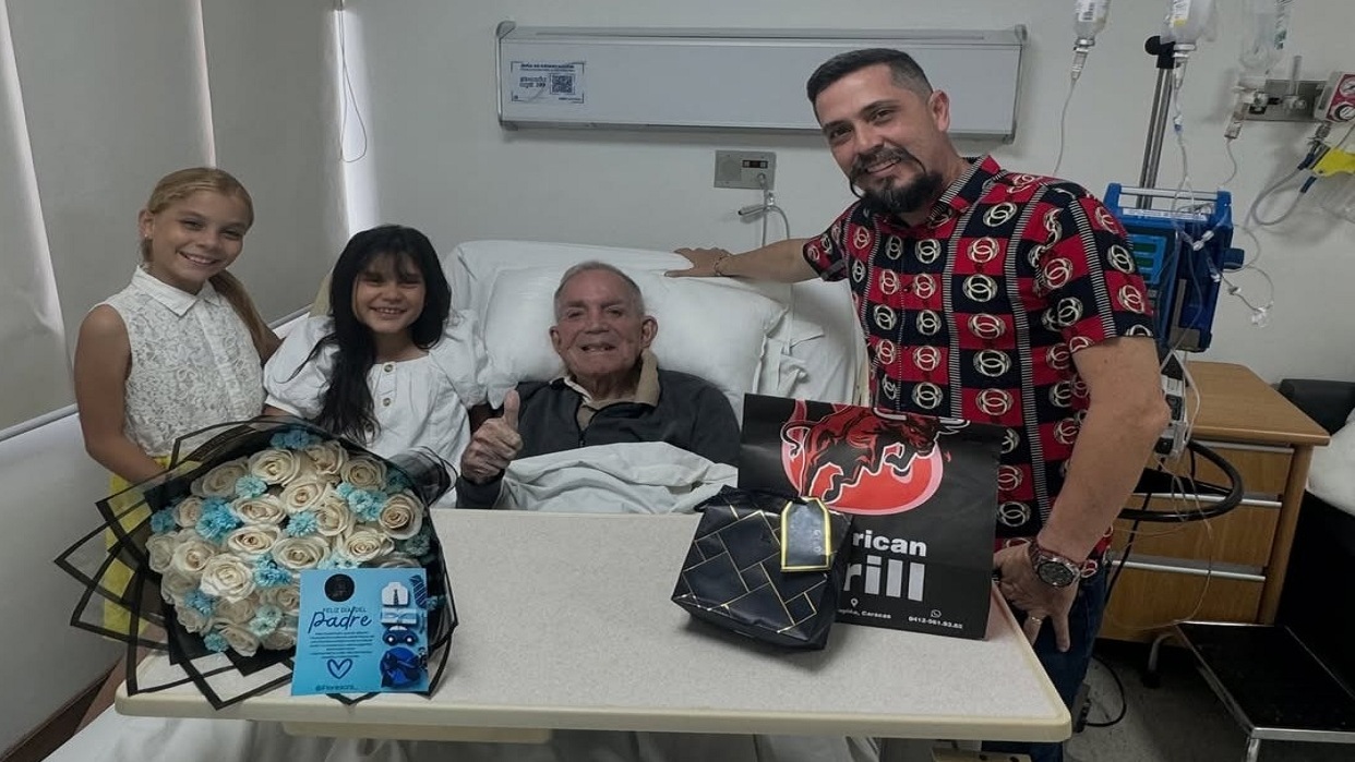 Gilberto Correa pasó el Día del Padre hospitalizado en Caracas: