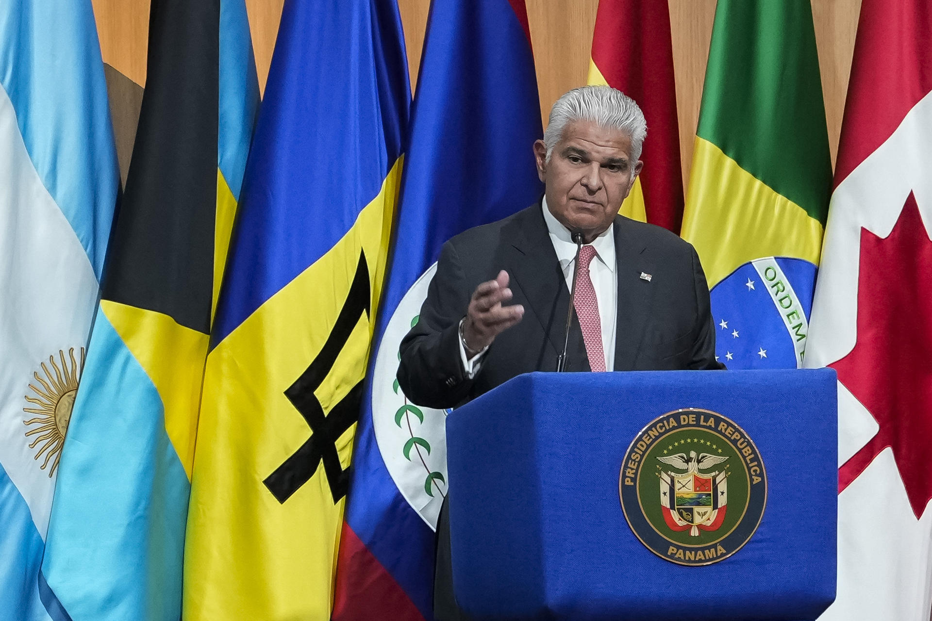 José Raúl Mulino recuerda en la OEA la situación en Nicaragua, Cuba, Venezuela y Bolivia