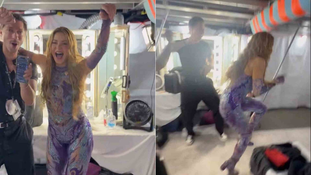 Shakira estaba dando un concierto cuando se enteró del triunfo de la Selección Colombia ante República Democrática del Congo y así lo celebró | NTN24.COM
