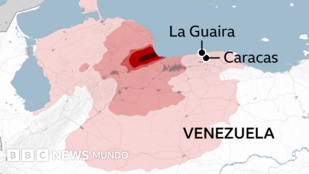 Los mapas que muestran la magnitud de los devastadores sismos en Venezuela – BBC News Mundo