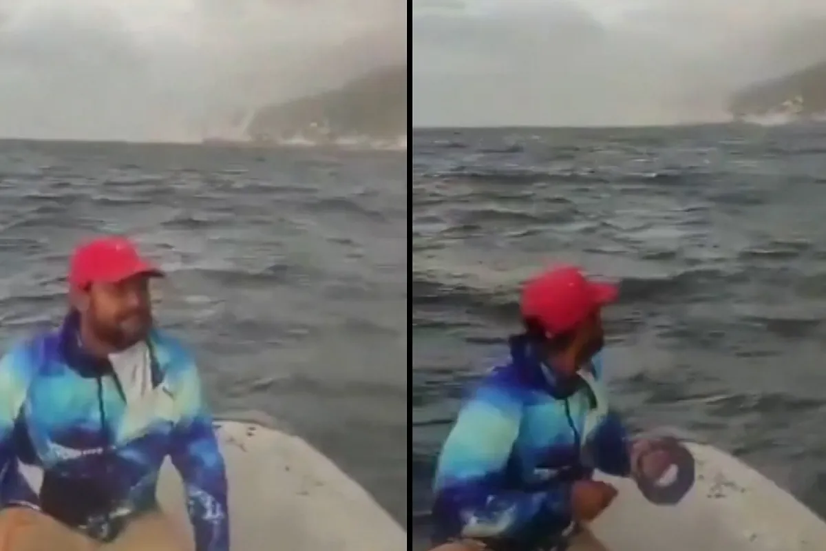 Unos pescadores en La Guaira captan el momento exacto de los terremotos de Venezuela: “Acaba de temblar ahorita”