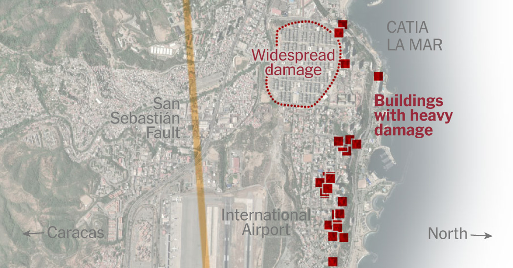 A Look Along Venezuela’s Devastated Coast After Two Earthquakes