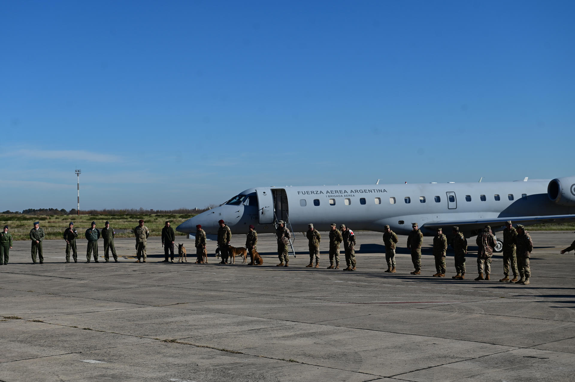Argentina envió brigadistas, perros de rescate y ayuda humanitaria a Venezuela