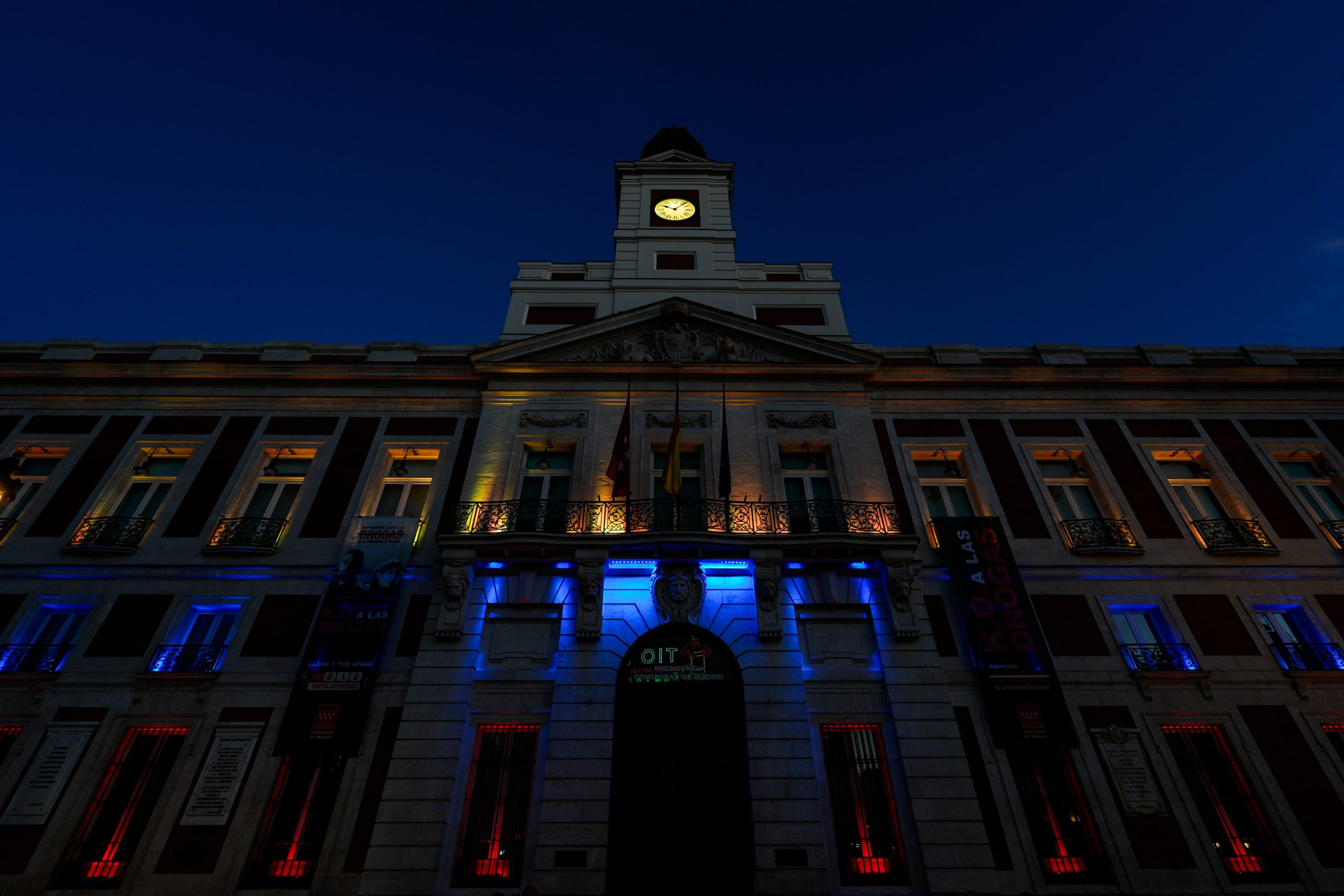 En FOTOS: Madrid se vistió con los colores de Venezuela en apoyo a víctimas de los terremotos