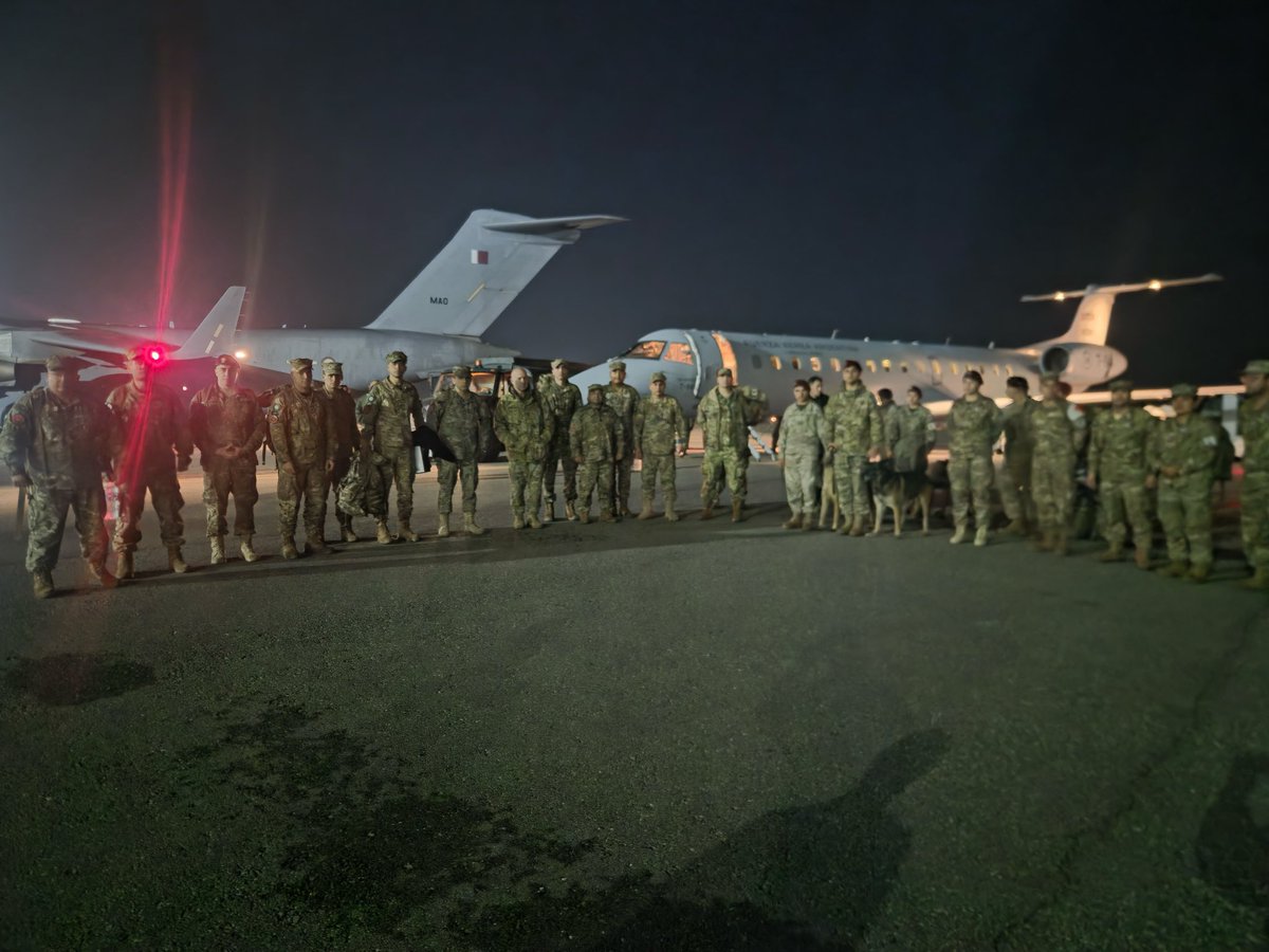 Llegó a Venezuela el primer contingente argentino para sumarse a las labores de rescate (FOTOS)