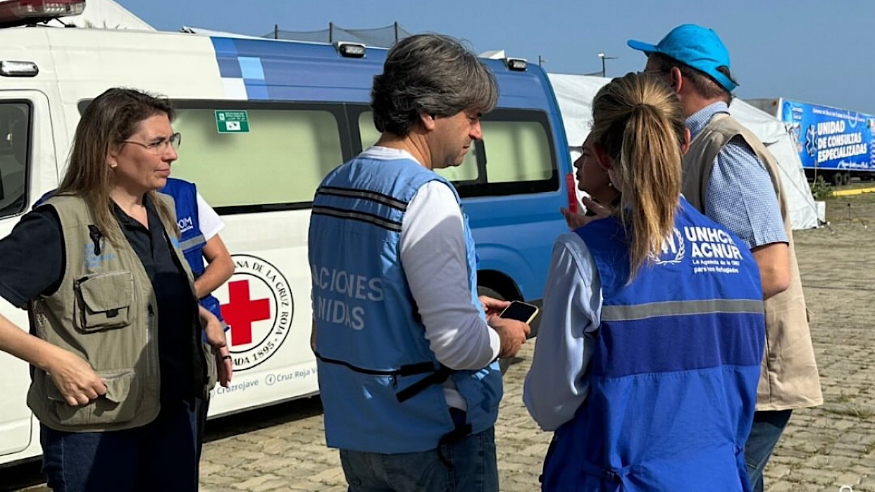Acnur despliega equipos en La Guaira y Caracas para reforzar la respuesta humanitaria