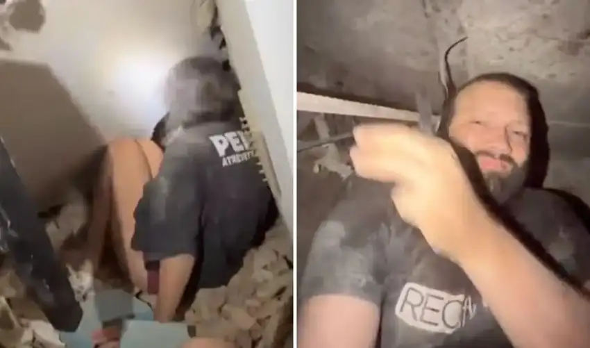 Familia grabó su lucha por sobrevivir tras permanecer 26 horas bajo los escombros en La Guaira (VIDEO)