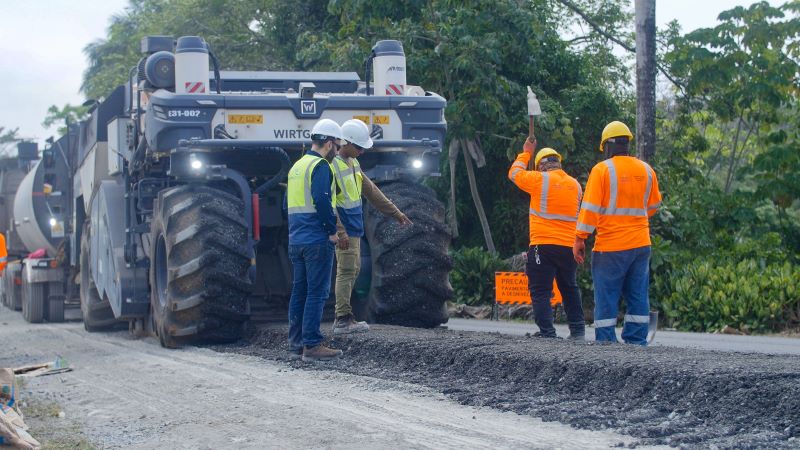 arretera Panamericana Este alcanza 33.66 % de avance con innovador proceso constructivo