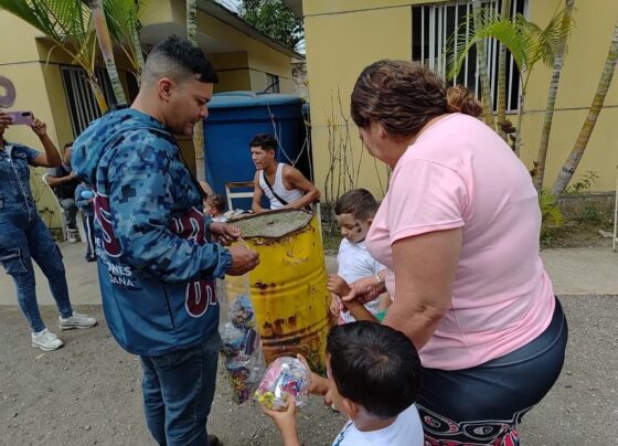 Equipo del SOS Guaicaipuro demuestra su lado más humano con jornada solidaria en la Carretera Vieja