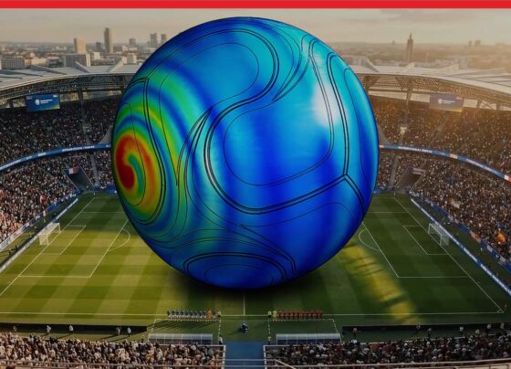 El balón de fútbol de 1930 frente al balón moderno, simulados con SOLIDWORKS de Dassault Systèmes