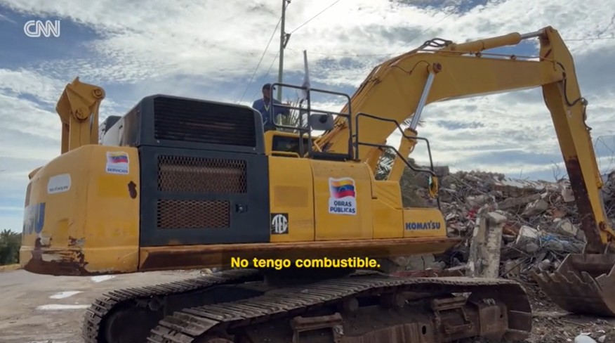 Maquinaria de rescate se apaga en La Guaira por falta de combustible tras los terremotos (Video)