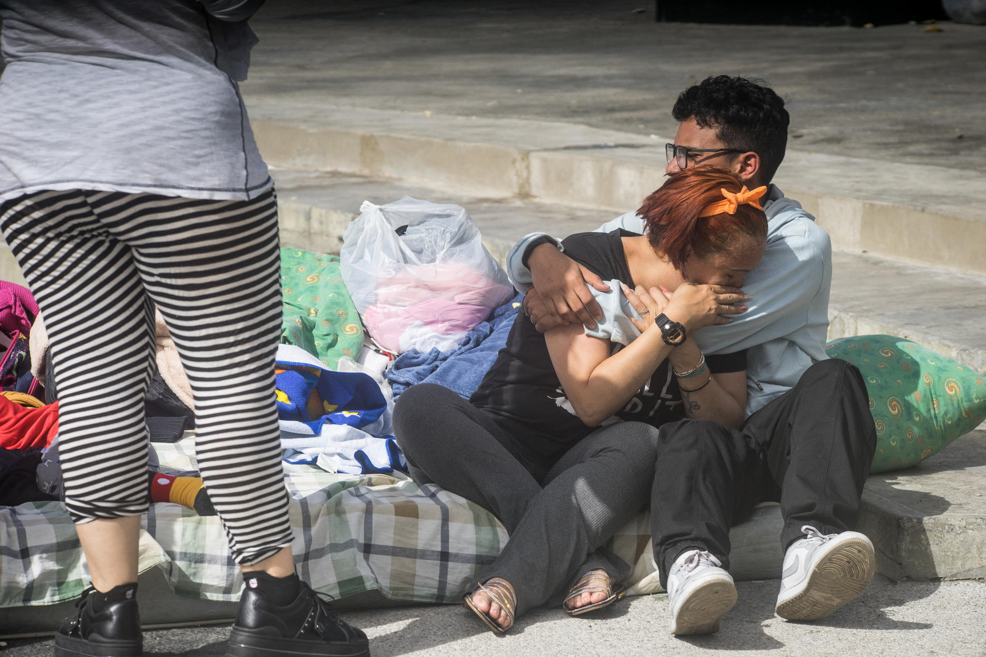 Denuncian que el régimen abandonó a su suerte a los refugiados en Parque el Oeste (VIDEO)