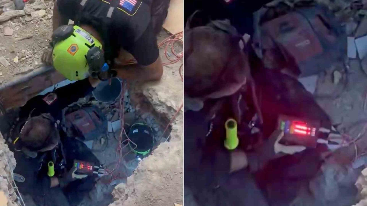 Este es el potente dispositivo tecnológico que usan equipos de rescate de EE. UU. en Venezuela: tiene un sensor acústico que detecta el más mínimo sonido desde golpes, rasguños y voz a través de concreto y escombros | NTN24.COM