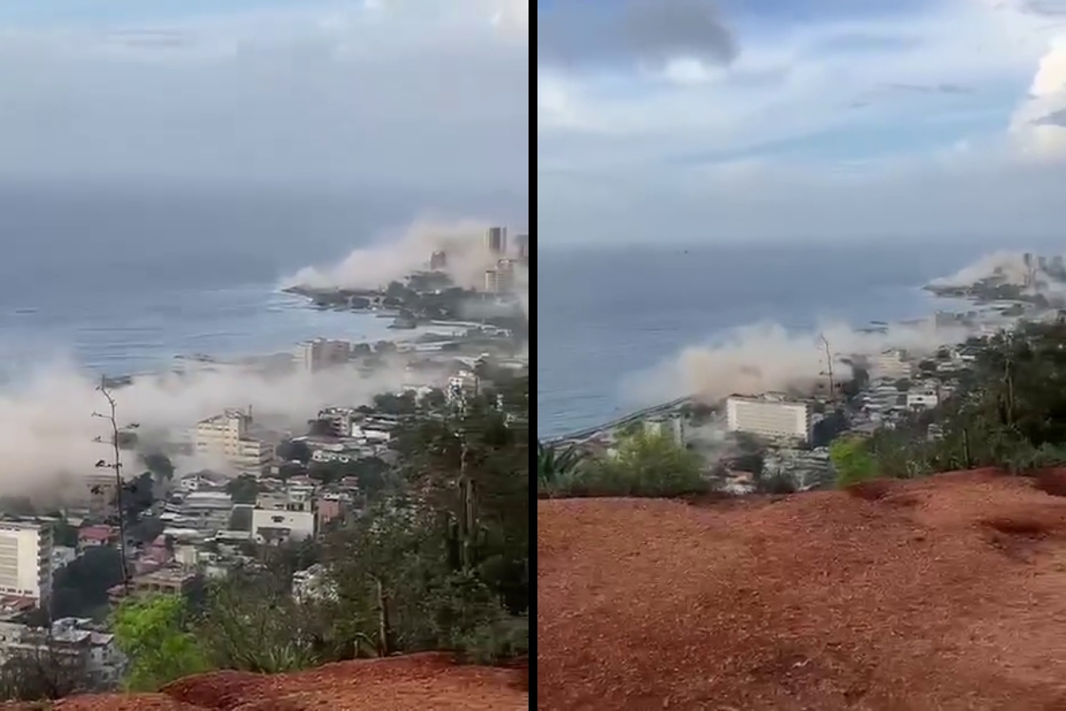 VIDEOS inéditos revelaron cómo el doble terremoto transformó La Guaira en segundos