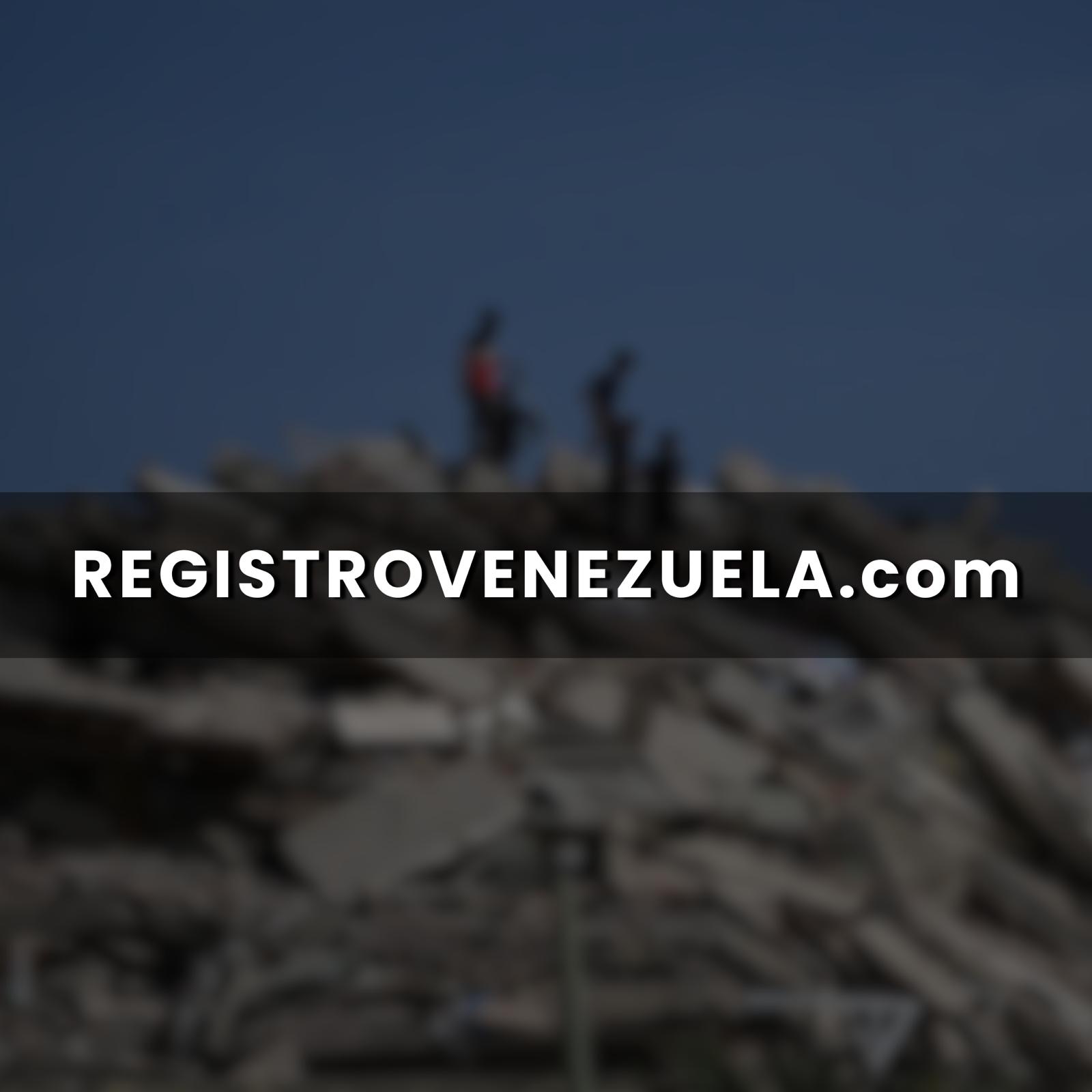 Registro Venezuela: una plataforma para documentar lo ocurrido tras los terremotos