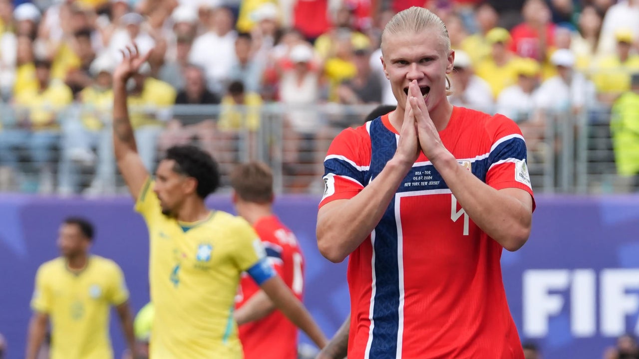 Haaland eliminó a Brasil con un doblete y clasificó a Noruega a los cuartos de final del Mundial | NTN24.COM
