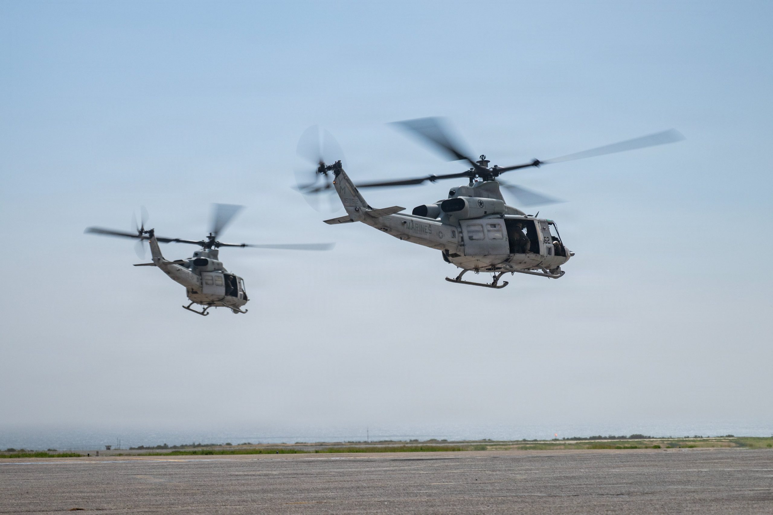 Helicópteros de los Marines de EEUU sobrevuelan Venezuela en plena emergencia humanitaria