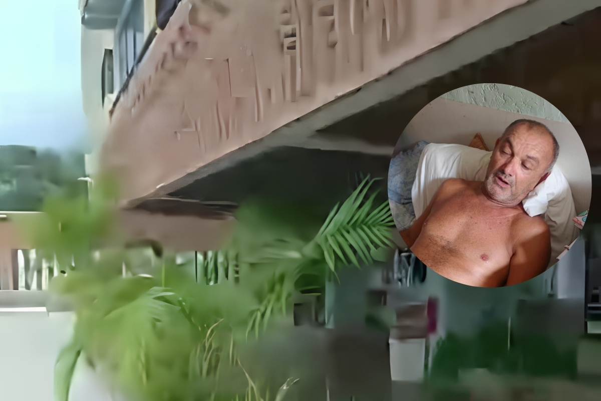 Sobrevivió bajo los escombros después de grabar el instante exacto de la tragedia (VIDEO)