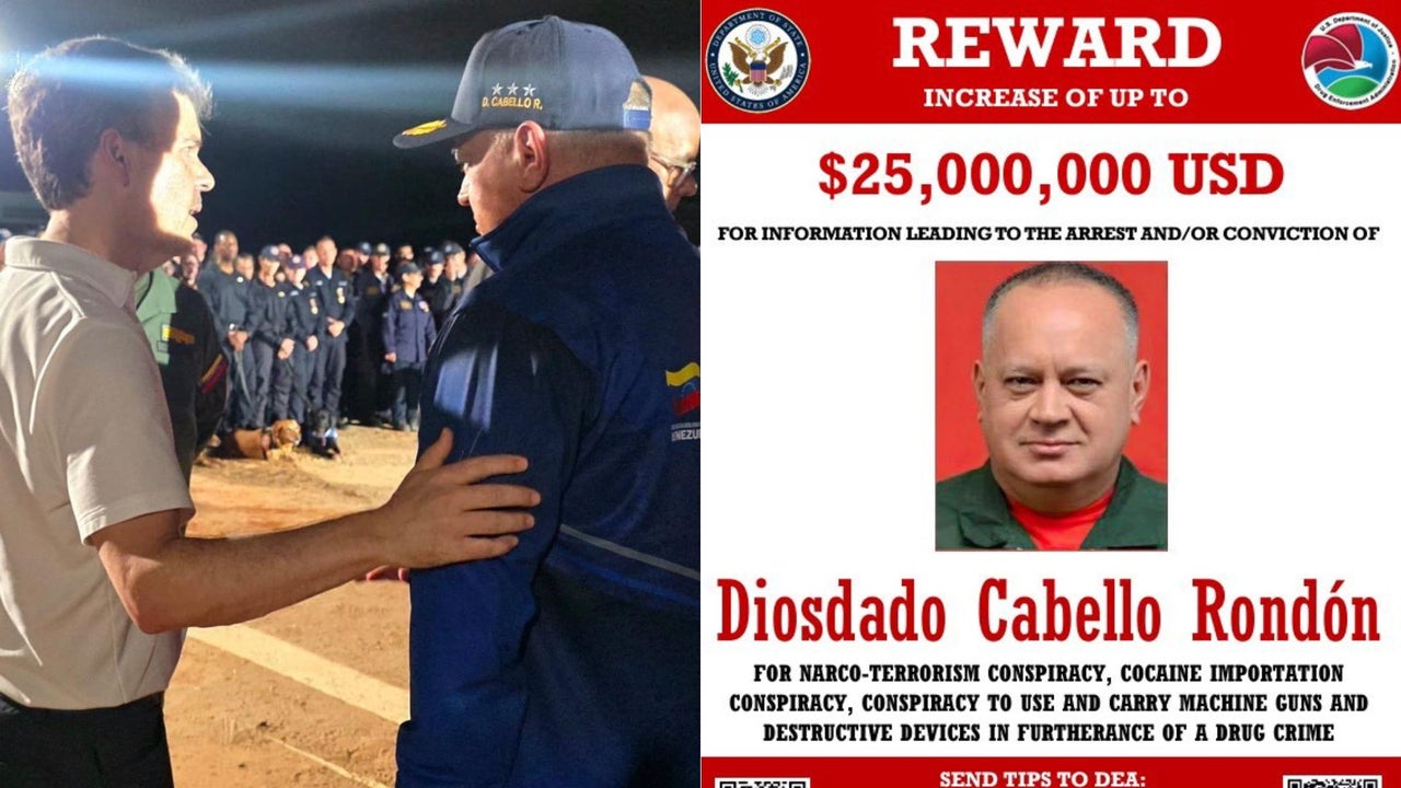 “Foto de Barrett con Cabello es lo mismo que una foto con el Niño Guerrero”: critican vergonzosa imagen del número dos del régimen venezolano junto a representante de EE. UU. | NTN24.COM