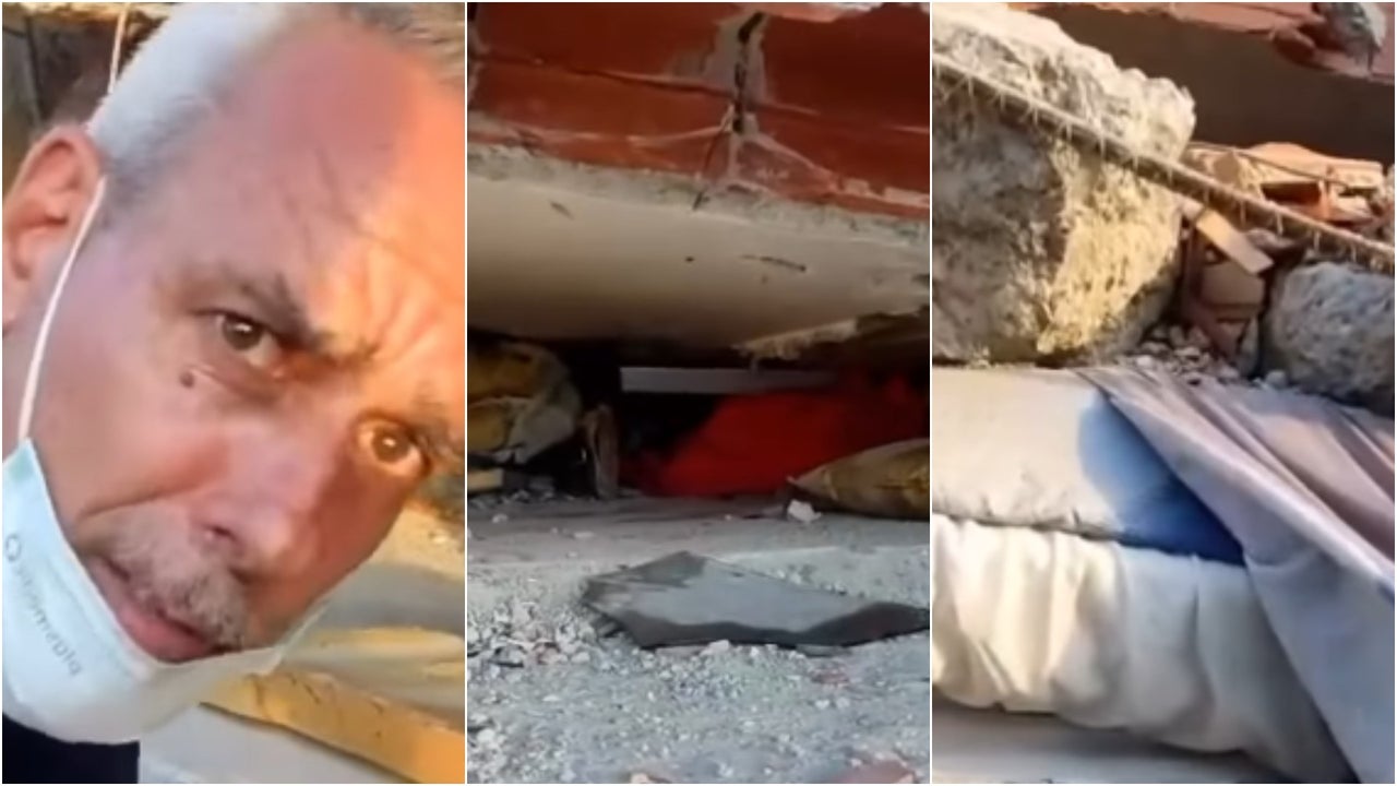 Venezolano encontró el cadáver de su hermano bajo las ruinas de un edificio en La Guaira, pero asegura que le están cobrando dinero para remover los escombros con maquinaria | NTN24.COM
