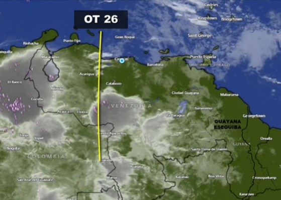Paso de la Onda Tropical 26 dejará lluvias en gran parte de Venezuela