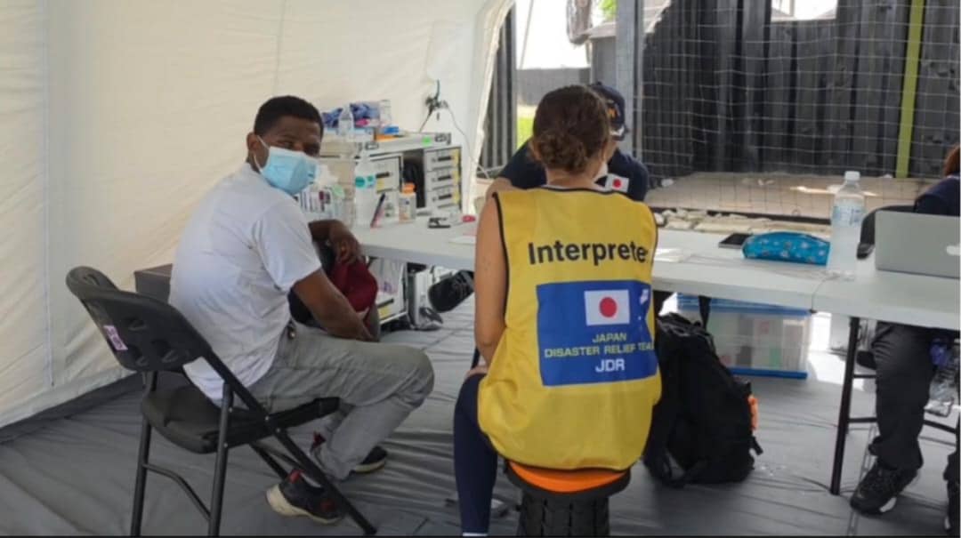 Más de 40 médicos especialistas llegan de Japón e instalan el Hospital de Campaña en Caraballeda