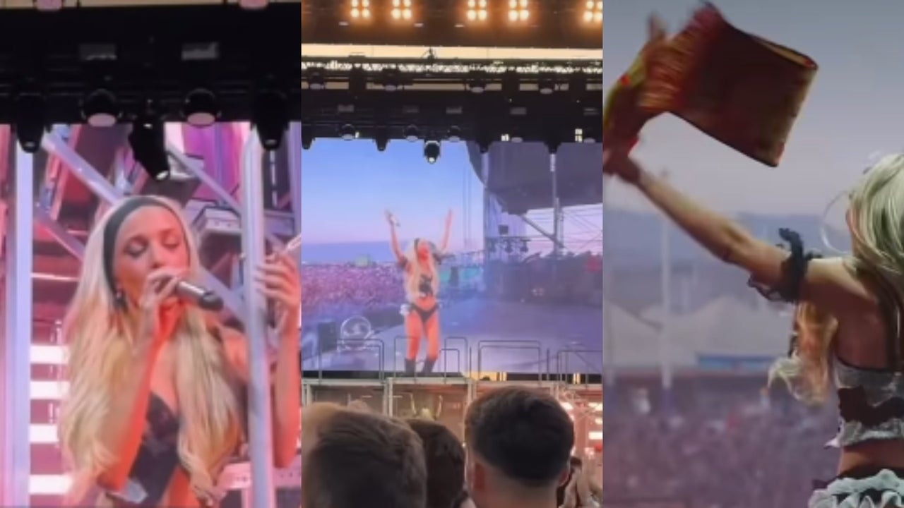 Cantante española interrumpió su propio concierto para celebrar el gol y posterior clasificación de España en el Mundial | NTN24.COM