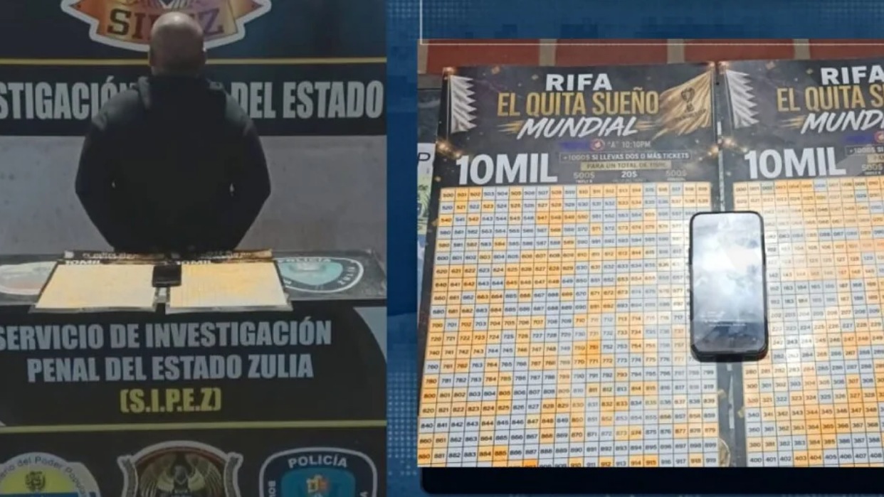 Detienen en Maracaibo a un hombre que realizaba rifas ilegales usando la tragedia de los terremotos