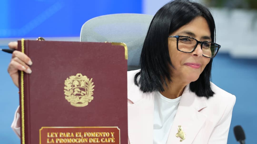 Presidenta Delcy Rodríguez promulgó leyes para el Fomento y Promoción del Cacao y del Café