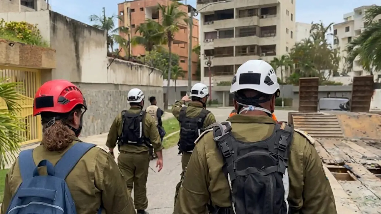Más de 50 Ingenieros y rescatistas de Israel han participado en labores de rescate y extración en La Guaira