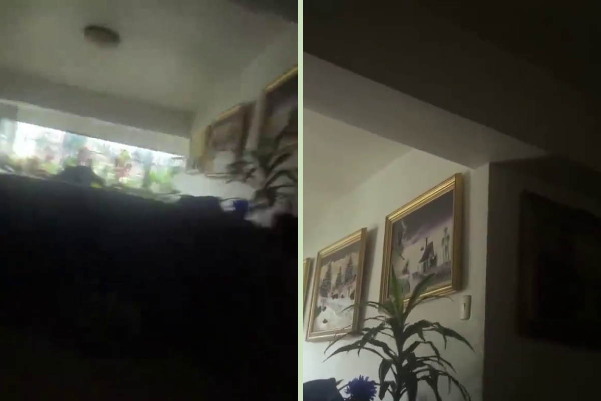 Un VIDEO reveló los dramáticos segundos que vivieron residentes de El Paraíso durante los terremotos