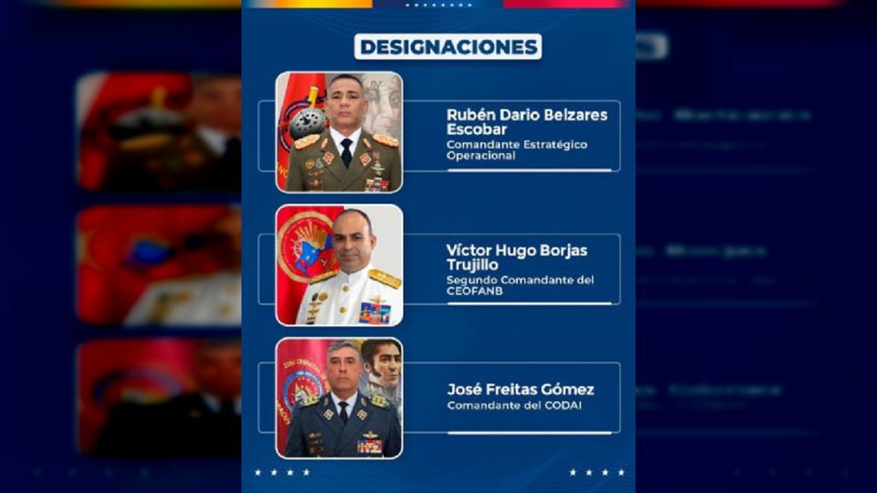 Presidenta Delcy Rodríguez designó a nuevos responsables del CEOFANB, CODAI y jefes de REDI