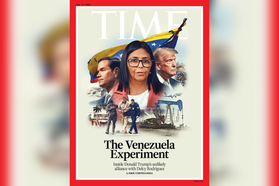 Delcy Rodríguez defiende gestión en entrevista con Time: No estamos entregando soberanía | TalCual