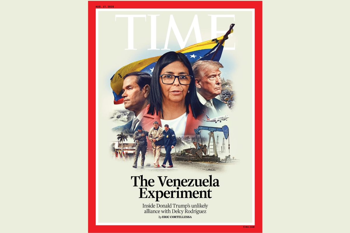 Venezuela en la portada: Time cuestionó la falta de garantías electorales de Delcy Rodríguez