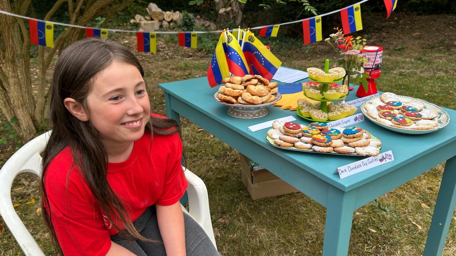 La inesperada forma en que una niña británica de 10 años reunió más de 1.000 dólares para Venezuela
