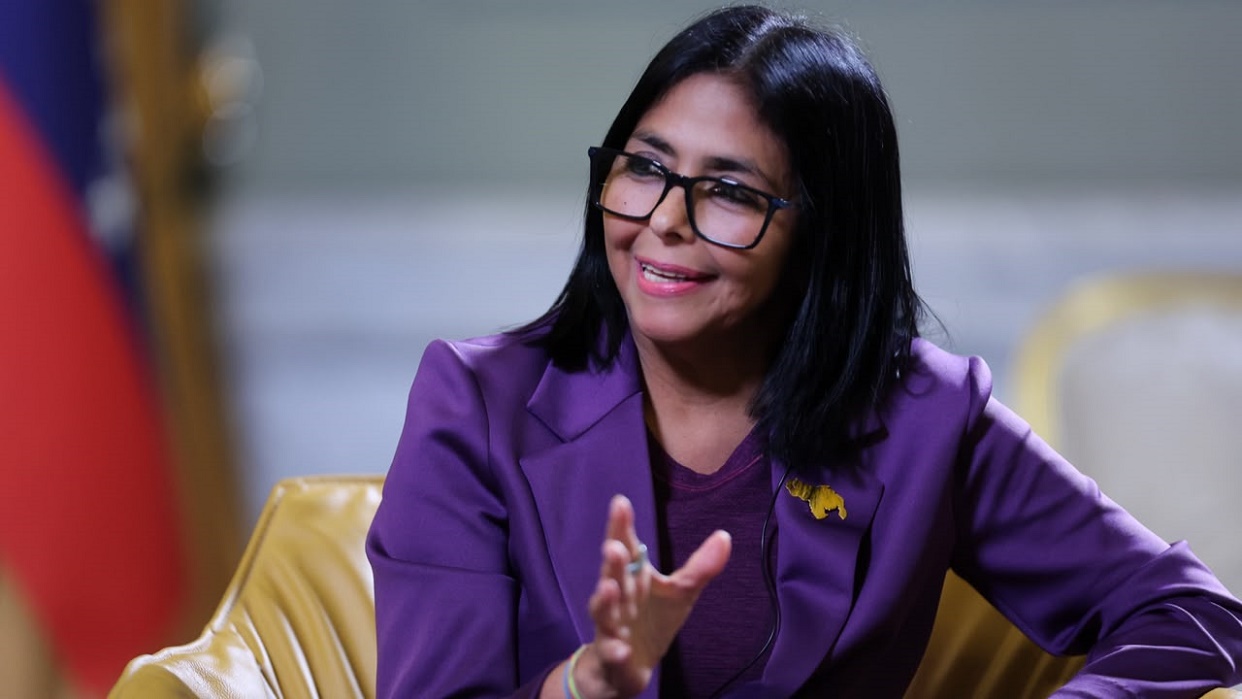 Apertura económica, inversión y pacto político: Las claves de Delcy Rodríguez ante la prensa internacional