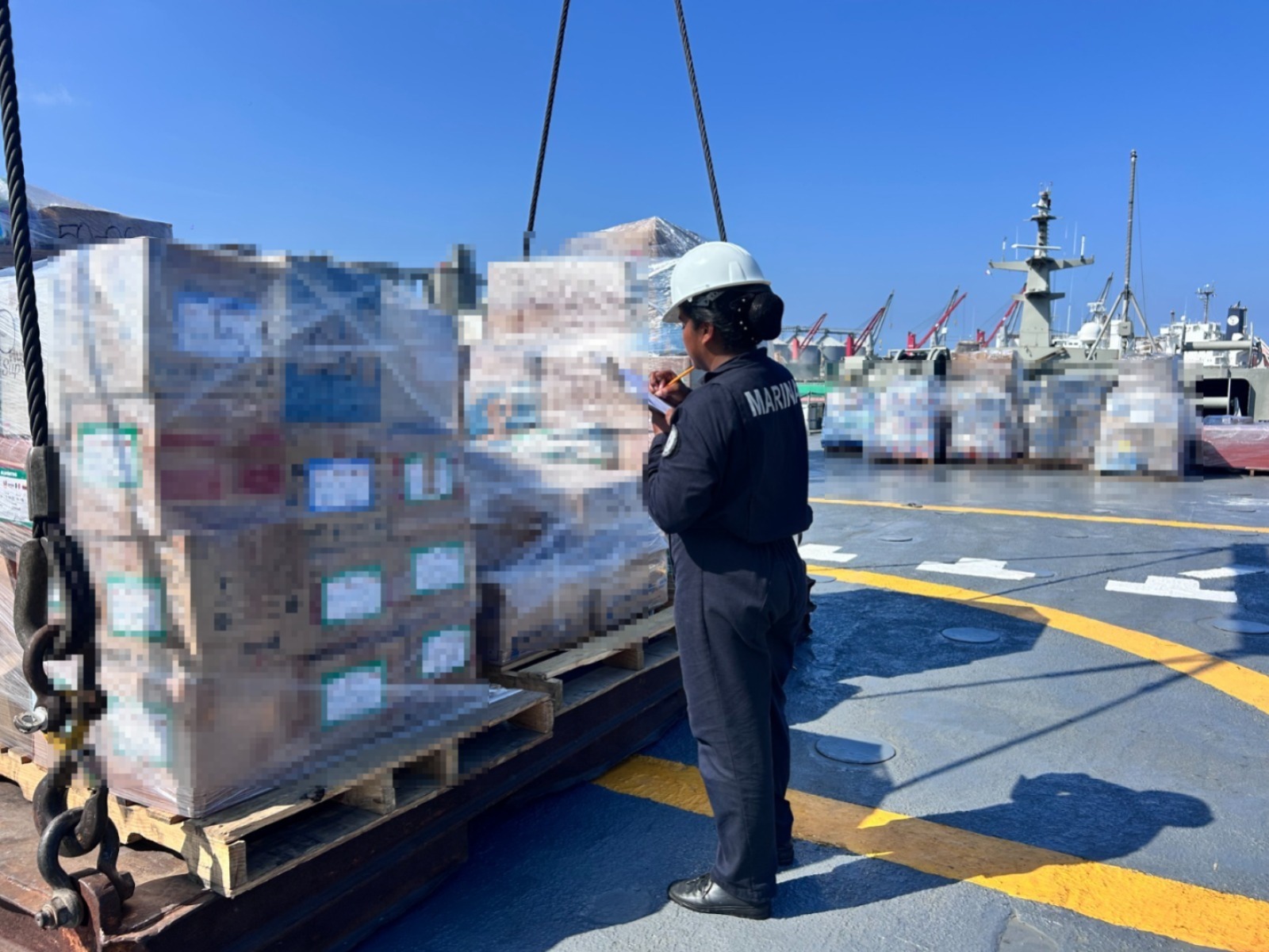 México envió más de 718 toneladas de ayuda humanitaria a Venezuela en segundo cargamento marítimo (FOTOS)
