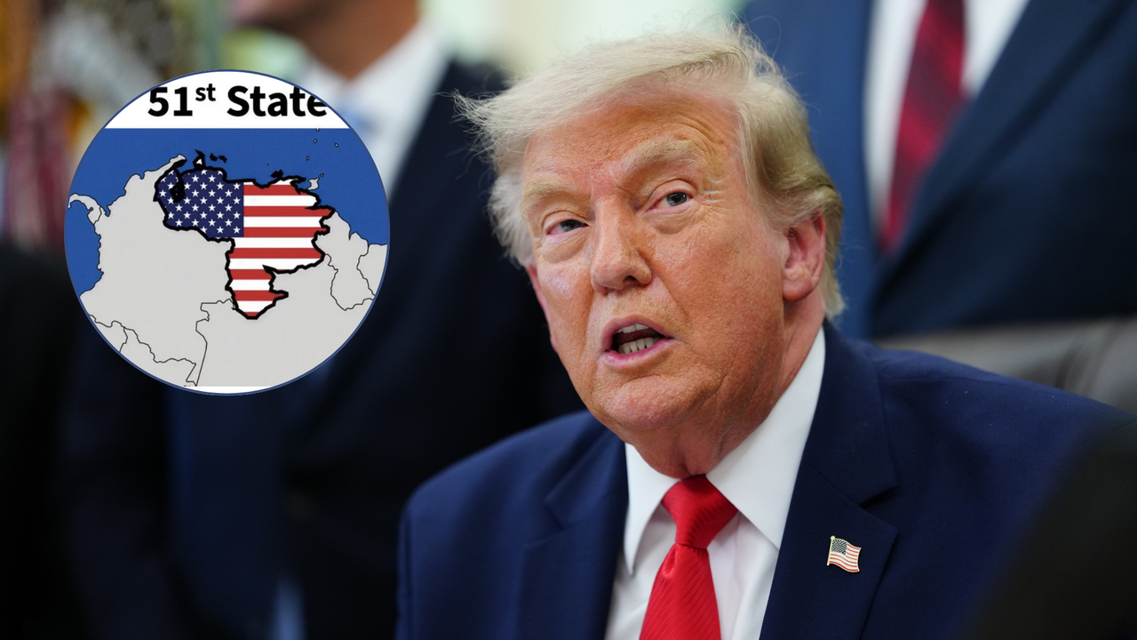 Donald Trump publica nuevamente imagen del mapa de Venezuela pintado como el “estado 51” de Estados Unidos | NTN24.COM