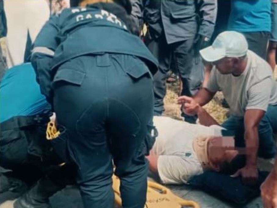 Fuerte explosión de un pulmón hidroneumático dejó un herido en conjunto residencial de Caracas (Video)