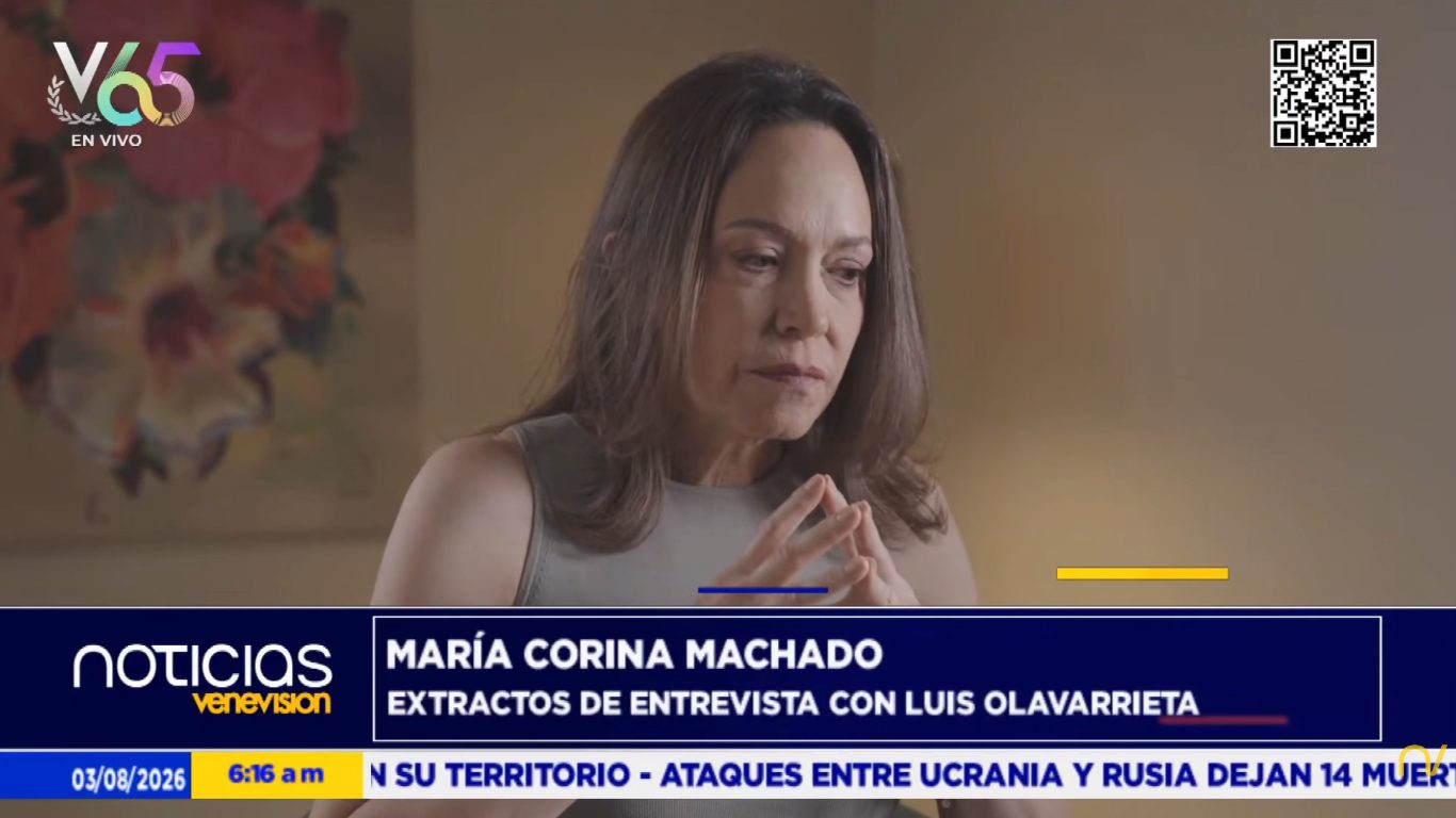 Venevisión doblegó la censura al transmitir parte de la última entrevista de María Corina Machado (VIDEO)