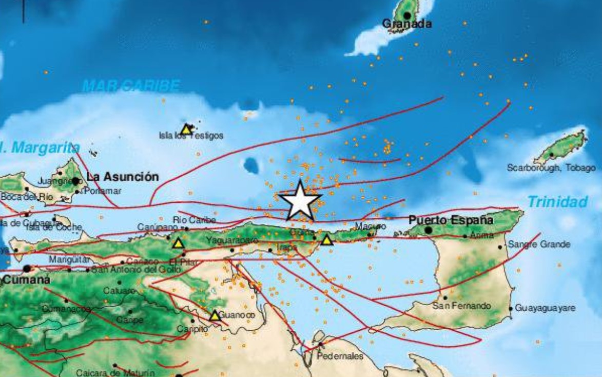 Nuevo sismo de magnitud 3,4 sacudió el oriente de Venezuela este #3Ago