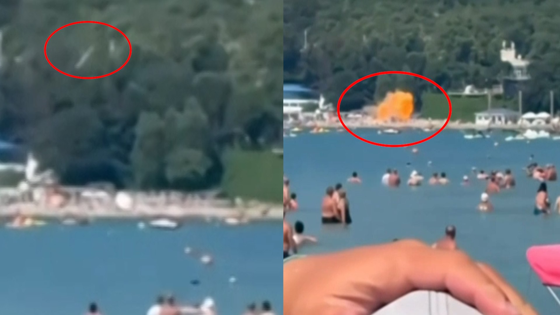 Pánico en una playa del sur de Rusia con seis muertos por el derribo de un dron ucraniano