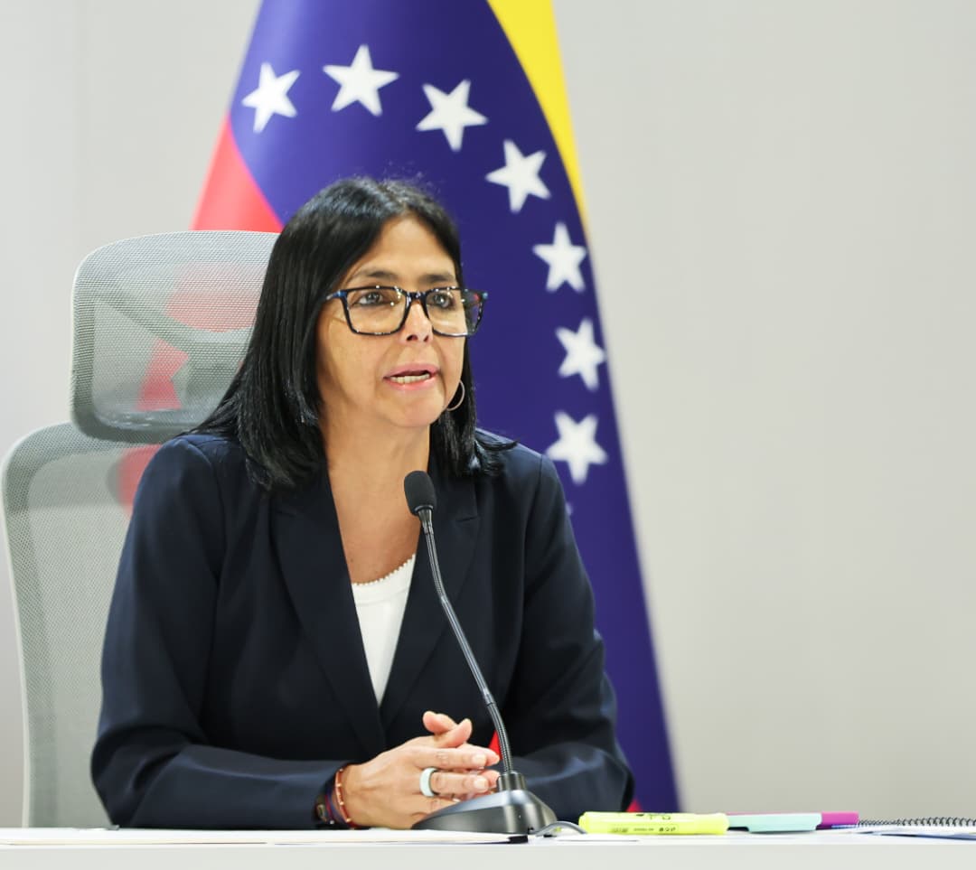 Delcy Rodríguez pide al país ahorrar luz y agua por el fenómeno climático 