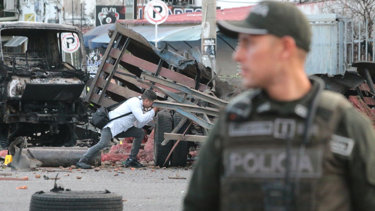 Denuncian que camión-bomba usado en atentado en Cúcuta el sábado pasado fue 