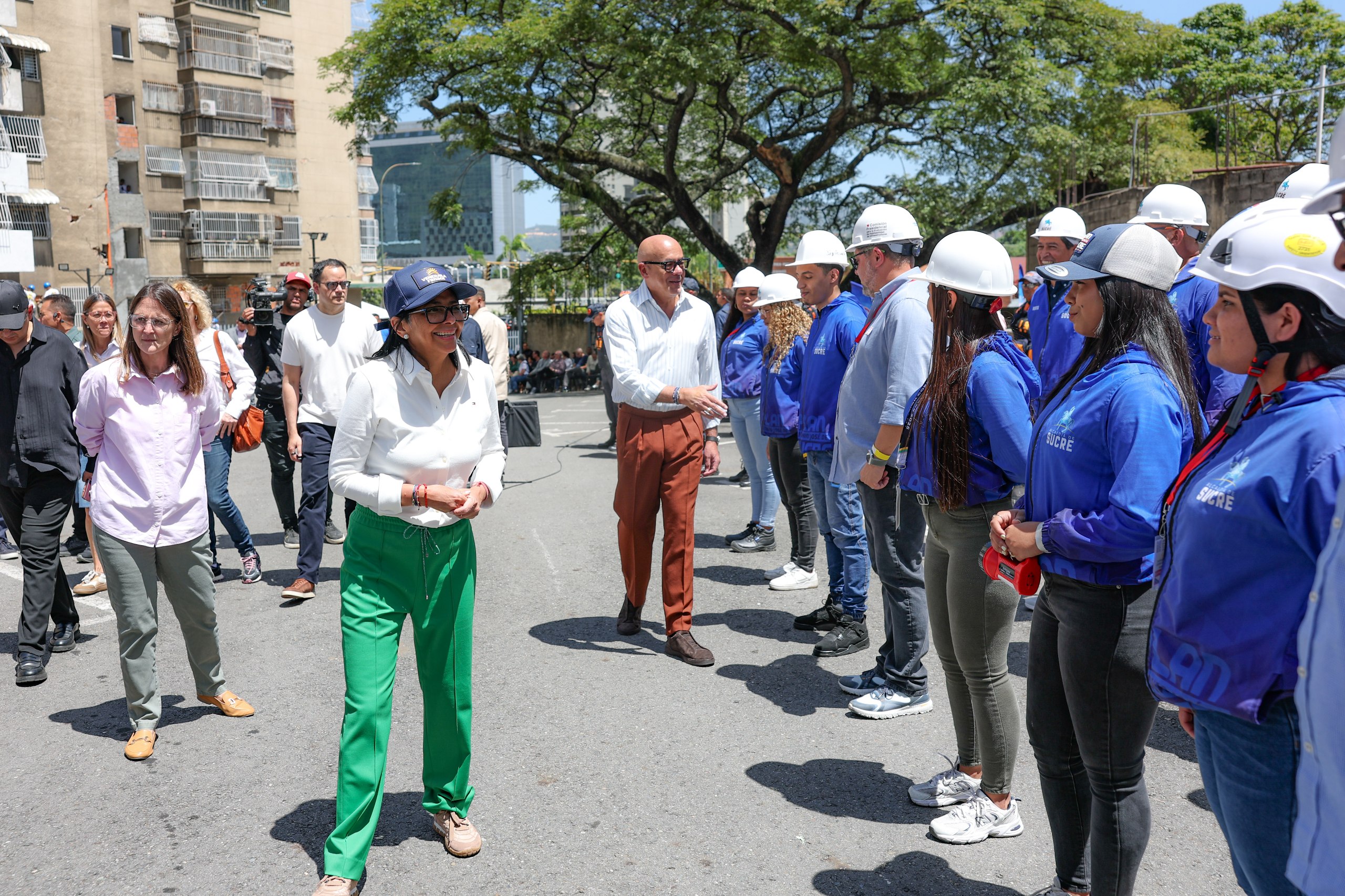 Delcy sacó cuentas del plan habitacional para afectados por los terremotos y el contraste saltó a la vista