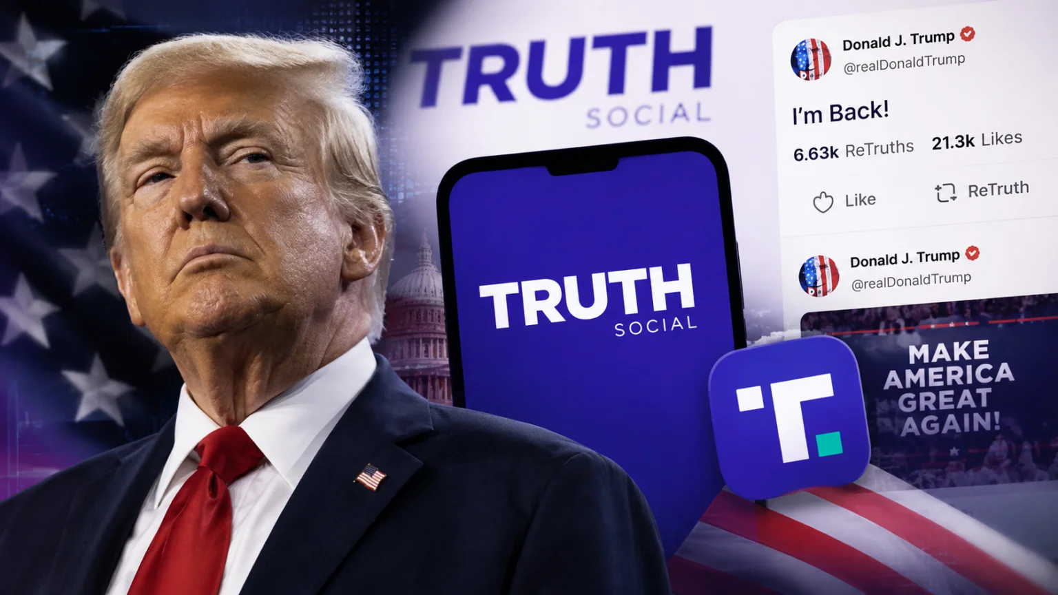 Trump pone un precio de 100 mil dólares al acceso anticipado a sus mensajes en Truth Social