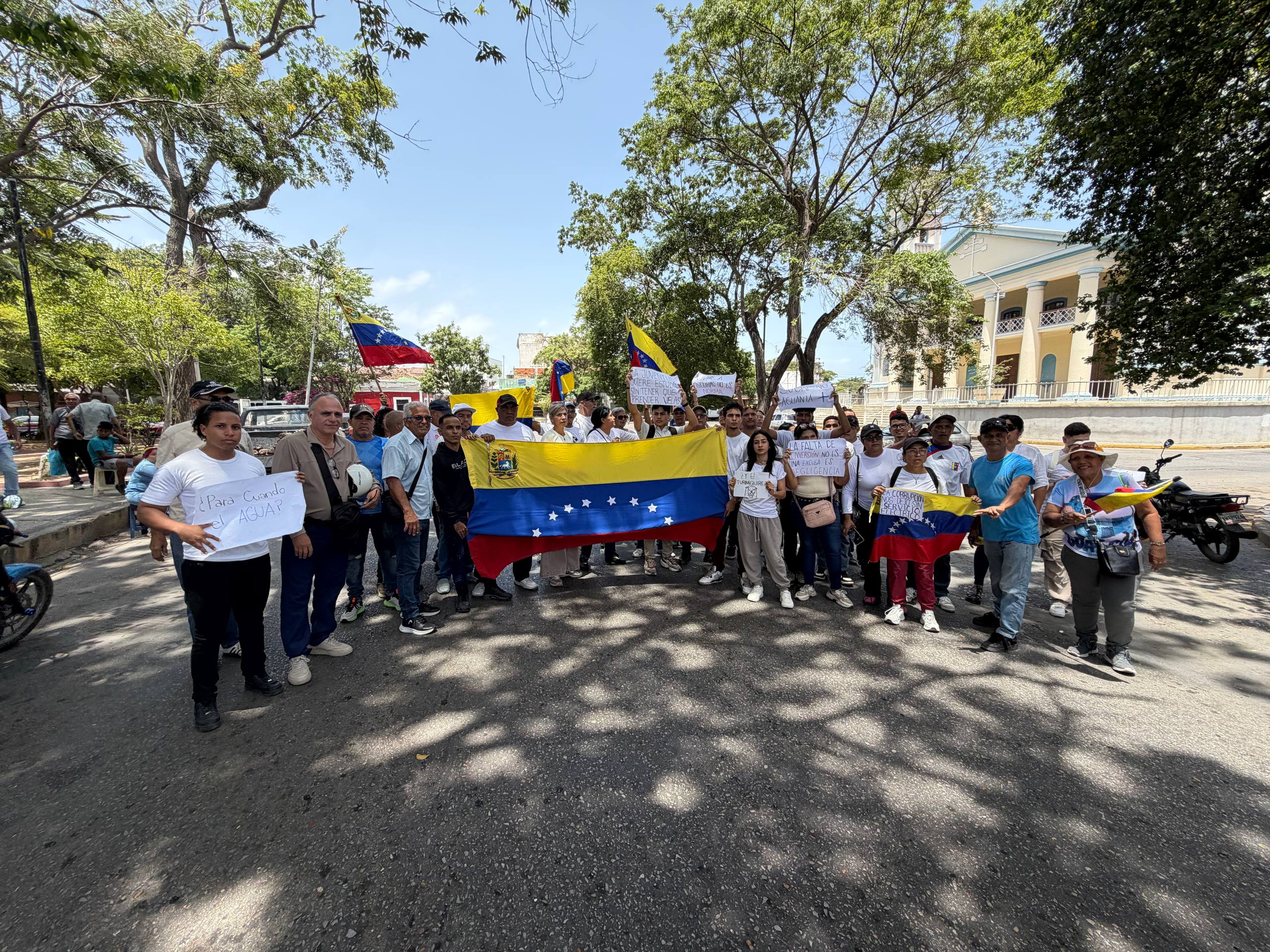 Vente Venezuela protesta en Sucre: Precariedad de los servicios públicos es consecuencia de la corrupción