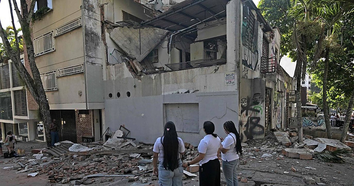 Un terremoto golpea Colombia, en imágenes