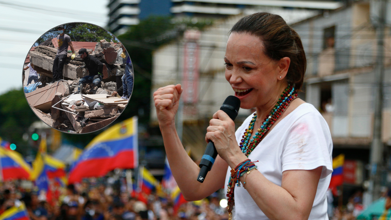 “Venezuela hoy está más unida que nunca al pueblo colombiano”: el emotivo mensaje de María Corina Machado tras el terremoto en Colombia | NTN24.COM